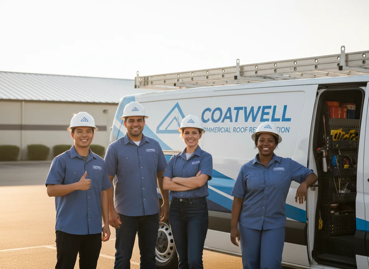 Commercial roof coating company in Kelley, IA